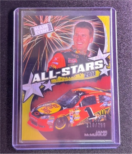 2011 Wheels Main Event NASCAR Racing All-Stars #A17 Jamie McMurray — front