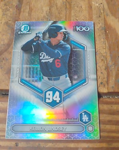 2026 Bowman Chrome Top 100 #BTP-94 Kellon Lindsey — front