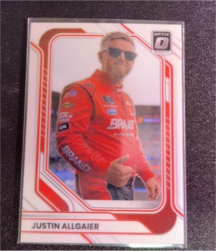 2026 Donruss Optic #47 Justin Allgaier — front