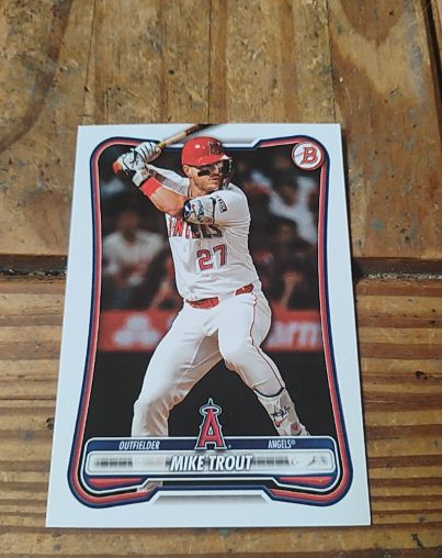 2026 Bowman #100 Mike Trout — front