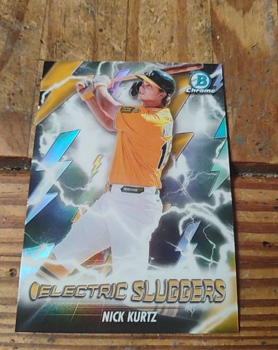 2026 Bowman Electric Sluggers #ES-22 Nick Kurtz — front