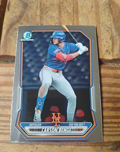 2026 Bowman Chrome #BCP-111 Carson Benge — front