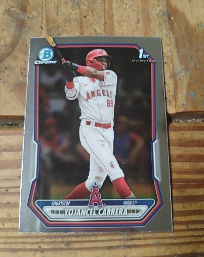 2026 Bowman Chrome Prospects #BCP-3 Yojancel Cabrera — front