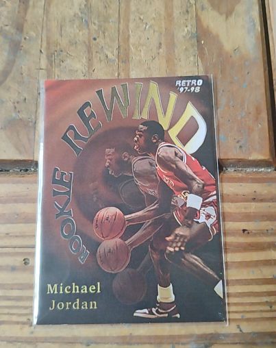 1997-98 Skybox Retro Rookie Rewind Michael Jordan — front