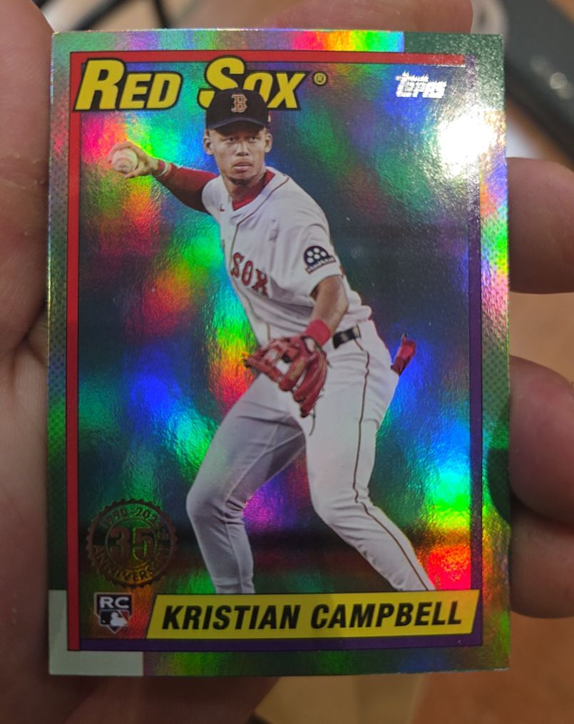 2025 Topps Update #U90-36 Kristian Campbell — front