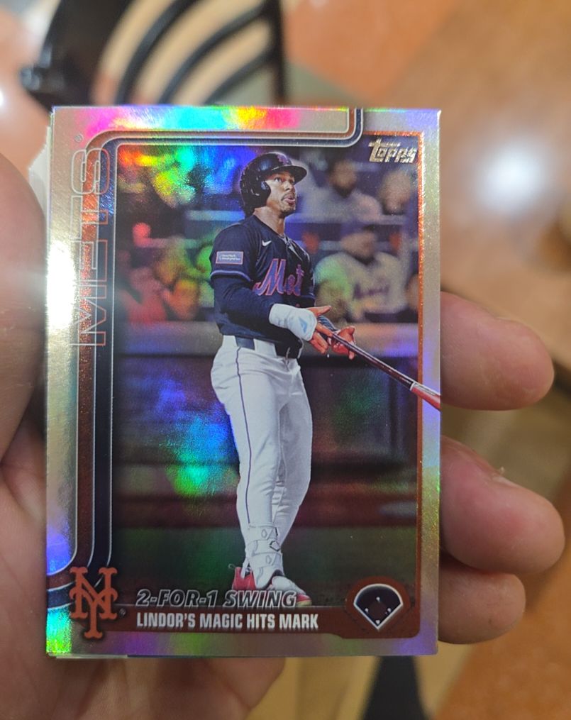 2025 Topps Update #US290 Francisco Lindor — front