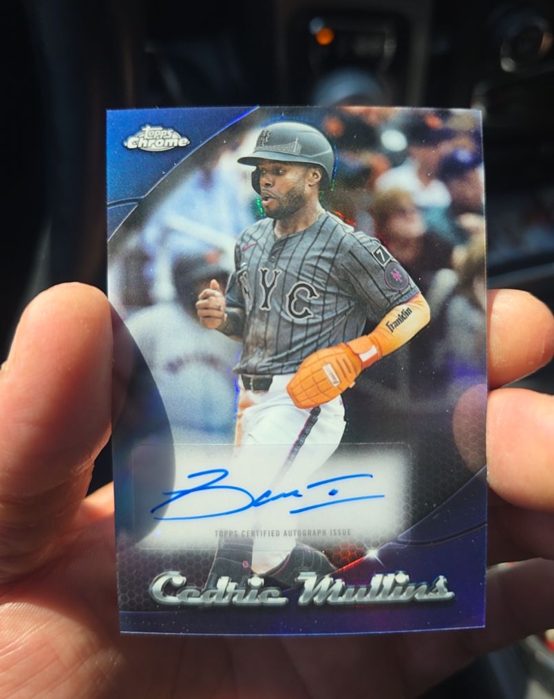2025 Topps Chrome Update #CHRU-CM Cedric Mullins Chromeography Auto — front