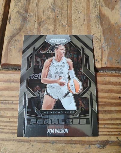 2025 Panini Prizm WNBA #3 A'ja Wilson Fearless — front