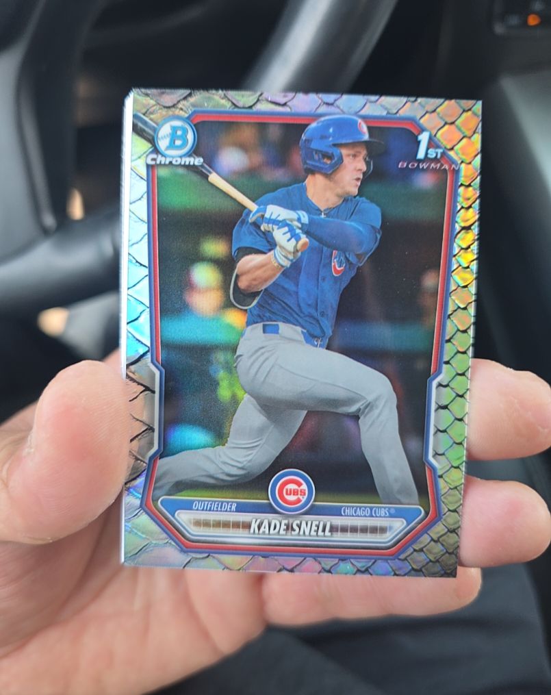 2026 Bowman Chrome #BCP-105 Kade Snell Reptilian Refractor — front