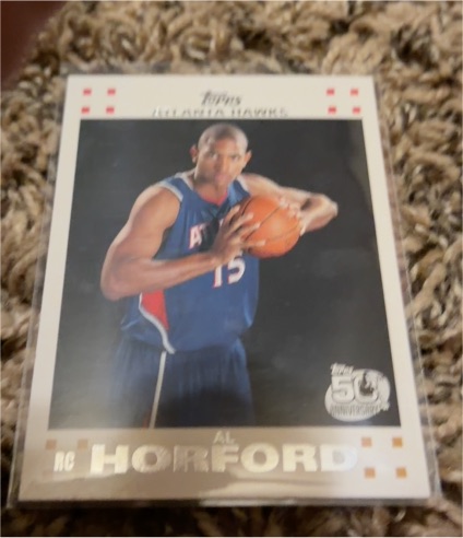 2007-08 Topps #3 Al Horford Rookie Card — front