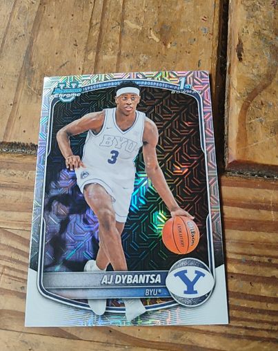 2025-26 Bowman Chrome #BCP-1 AJ Dybantsa — front