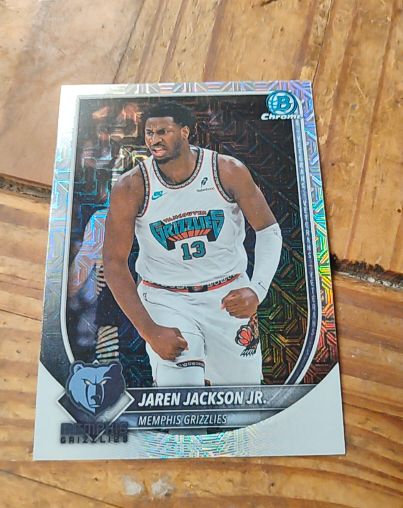2025-26 Bowman Chrome #BCV-137 Jaren Jackson Jr. Mojo Refractor — front