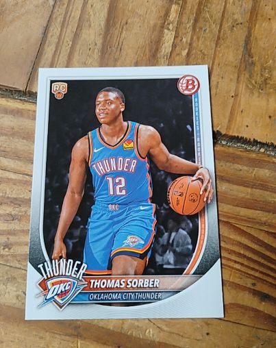 2025-26 Bowman #15 Thomas Sorber — front