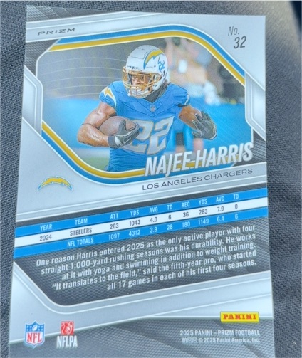 2025 Panini Prizm #32 Najee Harris — front