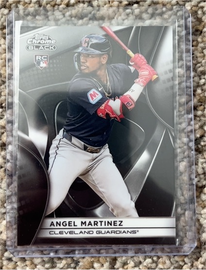 2025 Topps Chrome Black #79 Angel Martinez — front