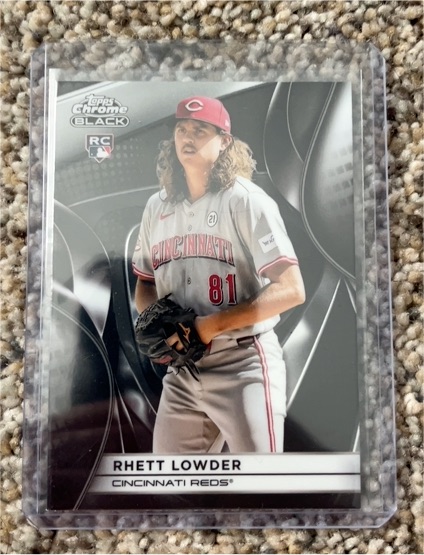 2025 Topps Chrome Black #111 Rhett Lowder — front