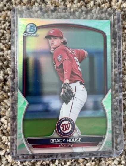 2023 Bowman Chrome #BCP-68 Brady House — front