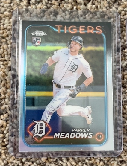 2024 Topps Chrome #271 Parker Meadows — front