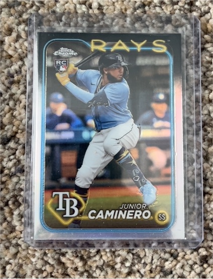 2024 Topps Chrome #213 Junior Caminero — front