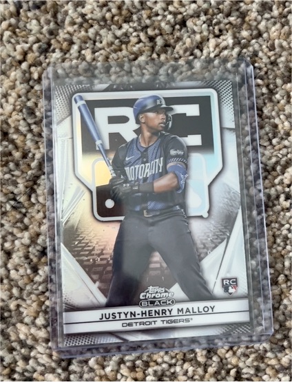 2025 Topps Chrome Black #42 Justyn-Henry Malloy — front