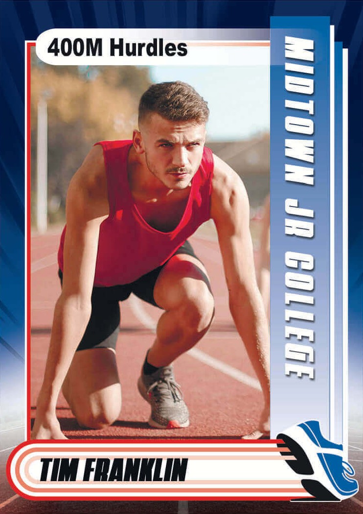 2025 CustomSportsCards Midtown Jr College # Tim Franklin — front
