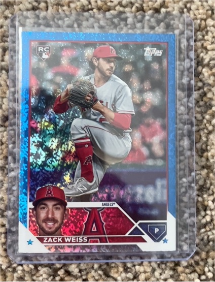 2023 Topps Update #US196 Zack Weiss — front
