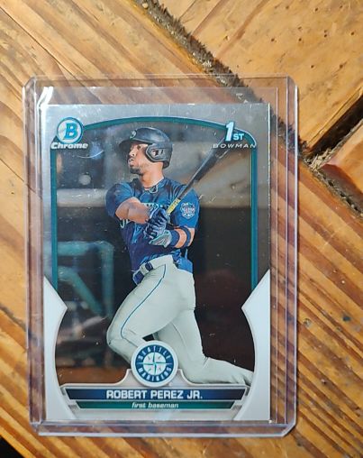2023 Bowman Chrome #BCP-124 Robert Perez Jr. — front
