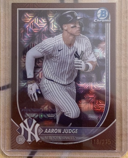 2025 Bowman Chrome #99 Aaron Judge — front