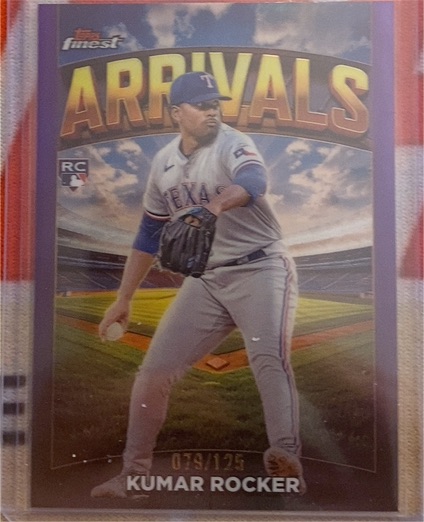 2025 Topps Finest #A-13 Kumar Rocker Arrivals — front
