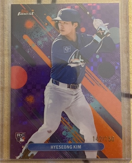2025 Topps Finest #27 Hyeseong Kim — front