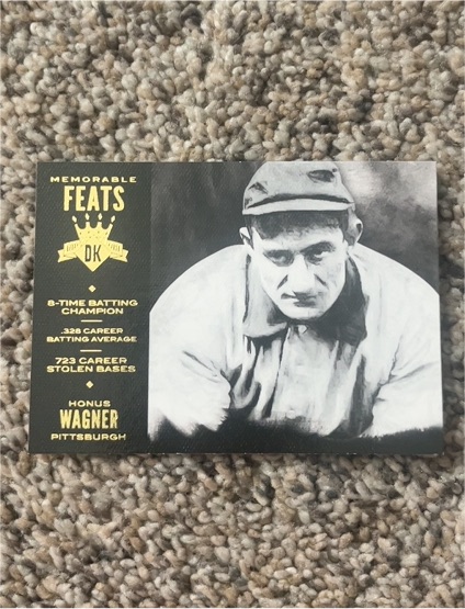 2016 Panini Diamond Kings #MF5 Honus Wagner — front