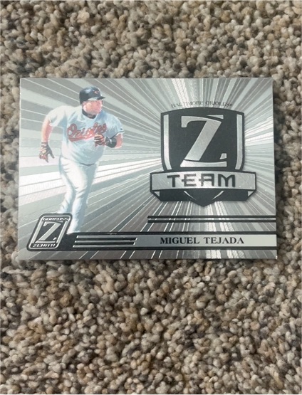 2005 Donruss Zenith Z-Team #4 Miguel Tejada — front