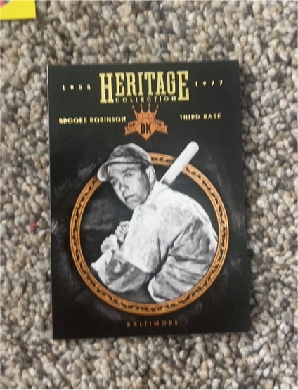 2016 Panini Diamond Kings Heritage Collection #HC2 Brooks Robinson — front