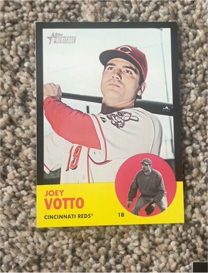2012 Topps Heritage #90 Joey Votto — front