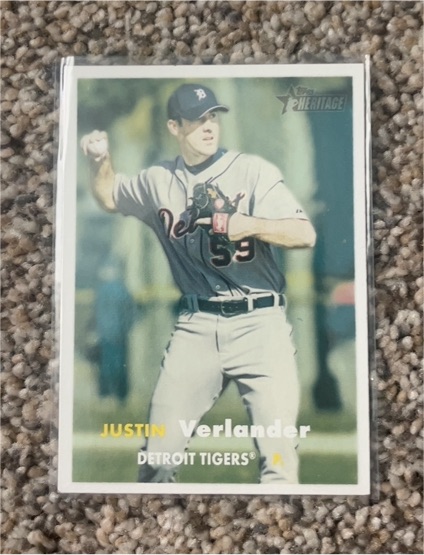 2006 Topps Heritage #461 Justin Verlander — front