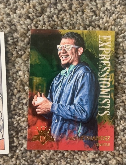 2016 Panini Diamond Kings #E8 Felix Hernandez Expressionists — front