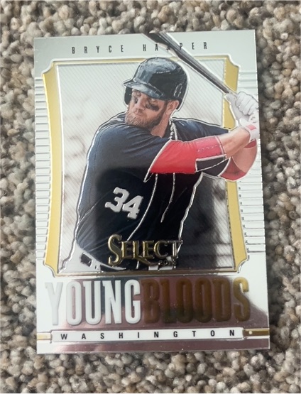 2013 Panini Select #YB1 Bryce Harper Young Bloods — front