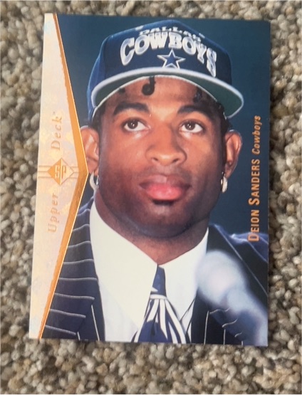 1995 Upper Deck SP #42 Deion Sanders — front