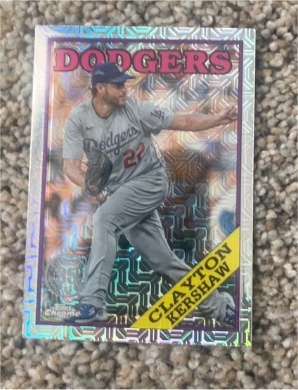 2023 Topps Series 1 Silver Pack Mojo #T88C-87 Clayton Kershaw — front