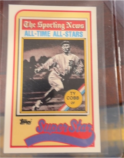 1976 Topps #346 Ty Cobb The Sporting News All-Time All-Stars — front