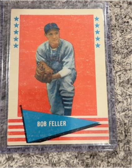 1961 Fleer #25 Bob Feller — front