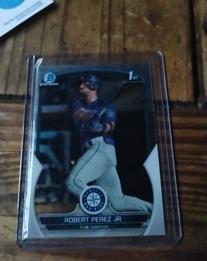 2023 Bowman Chrome #BCP-124 Robert Perez Jr. — front