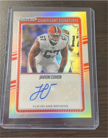 2025 Panini Prizm Significant Signatures #SSI-JCN Javion Cohen — front