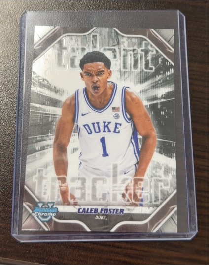 2025-26 Bowman Chrome Talent Tracker #TT-16 Caleb Foster — front