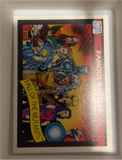 1990 Impel Marvel Universe #102 Fall of the Mutants — front