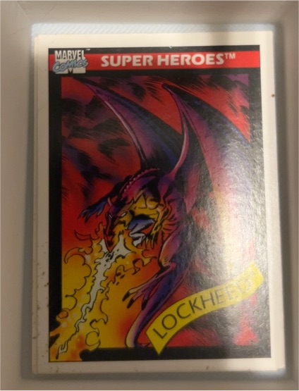 1990 Impel Marvel Universe #27 Lockheed — front