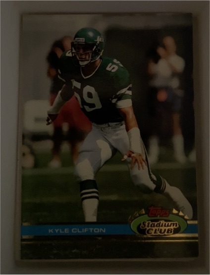 1991 Topps Stadium Club #320 Kyle Clifton — front
