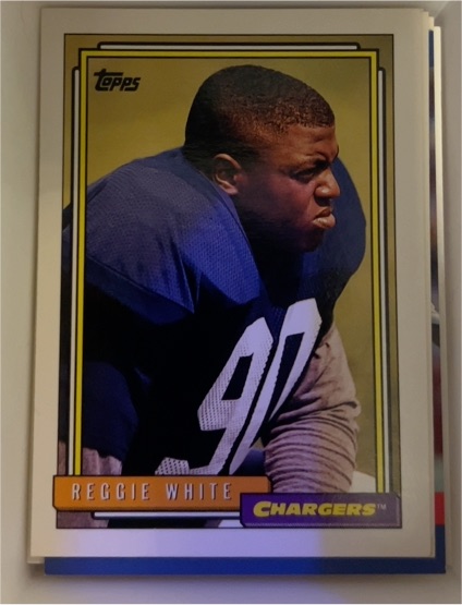 1992 Topps #751 Reggie White — front