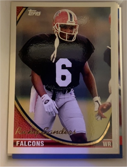 1994 Topps #508 Ricky Sanders Atlanta Falcons — front