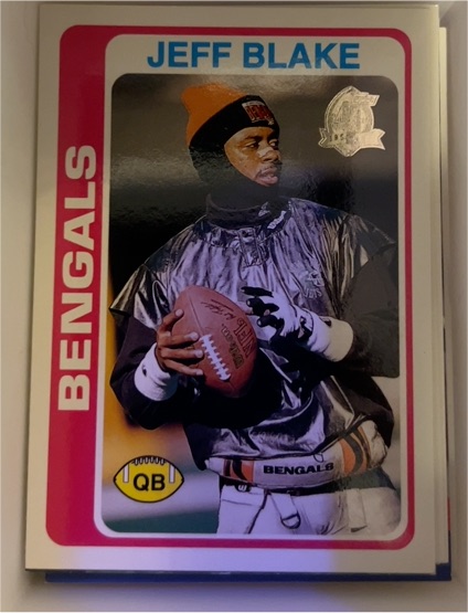 1996 Topps Chrome #23 Jeff Blake — front